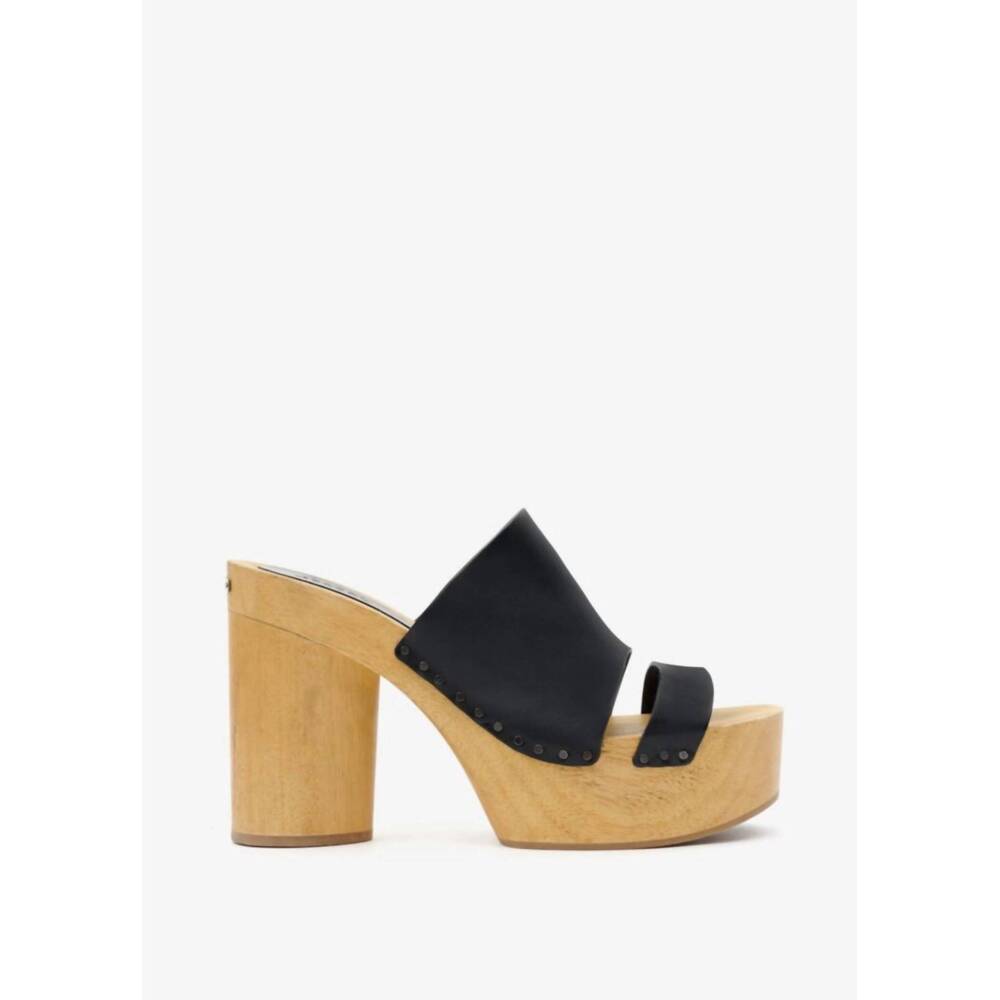 NEW ISABEL MARANT women's hyun clog sandals in black